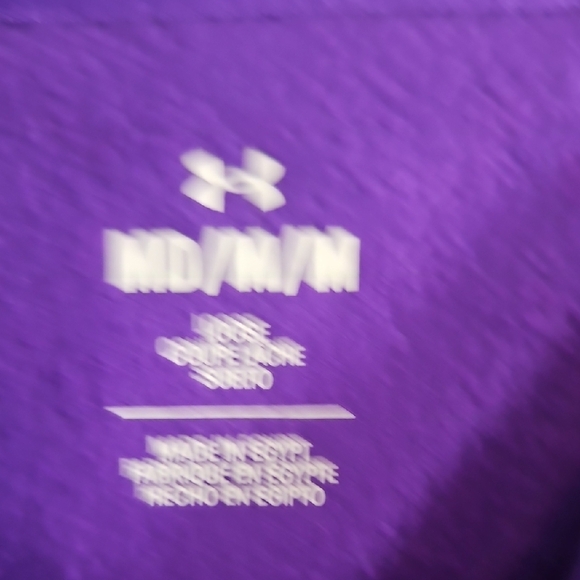 Under Armour Purple Hoodie with Black Logo - Picture 4 of 6